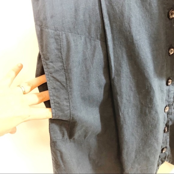 Prairie Underground Sleeveless Shirt Dress Organic - Picture 4 of 4